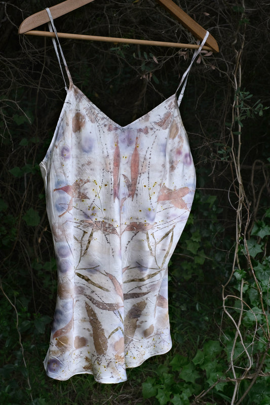 H.L Earthy Leaf Satin Cami