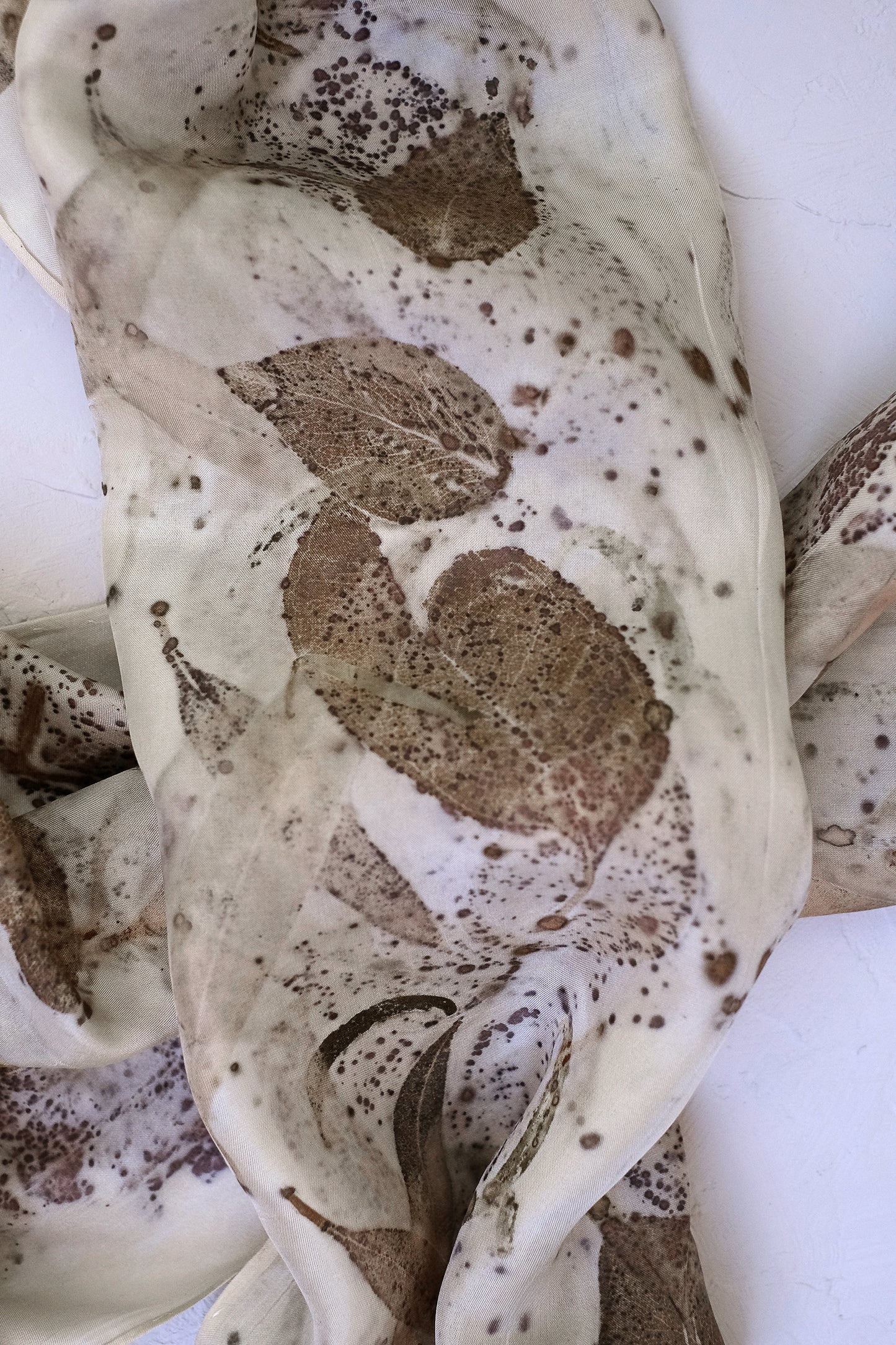 H.L Eucalyptus Sands Habotai Silk Scarf
