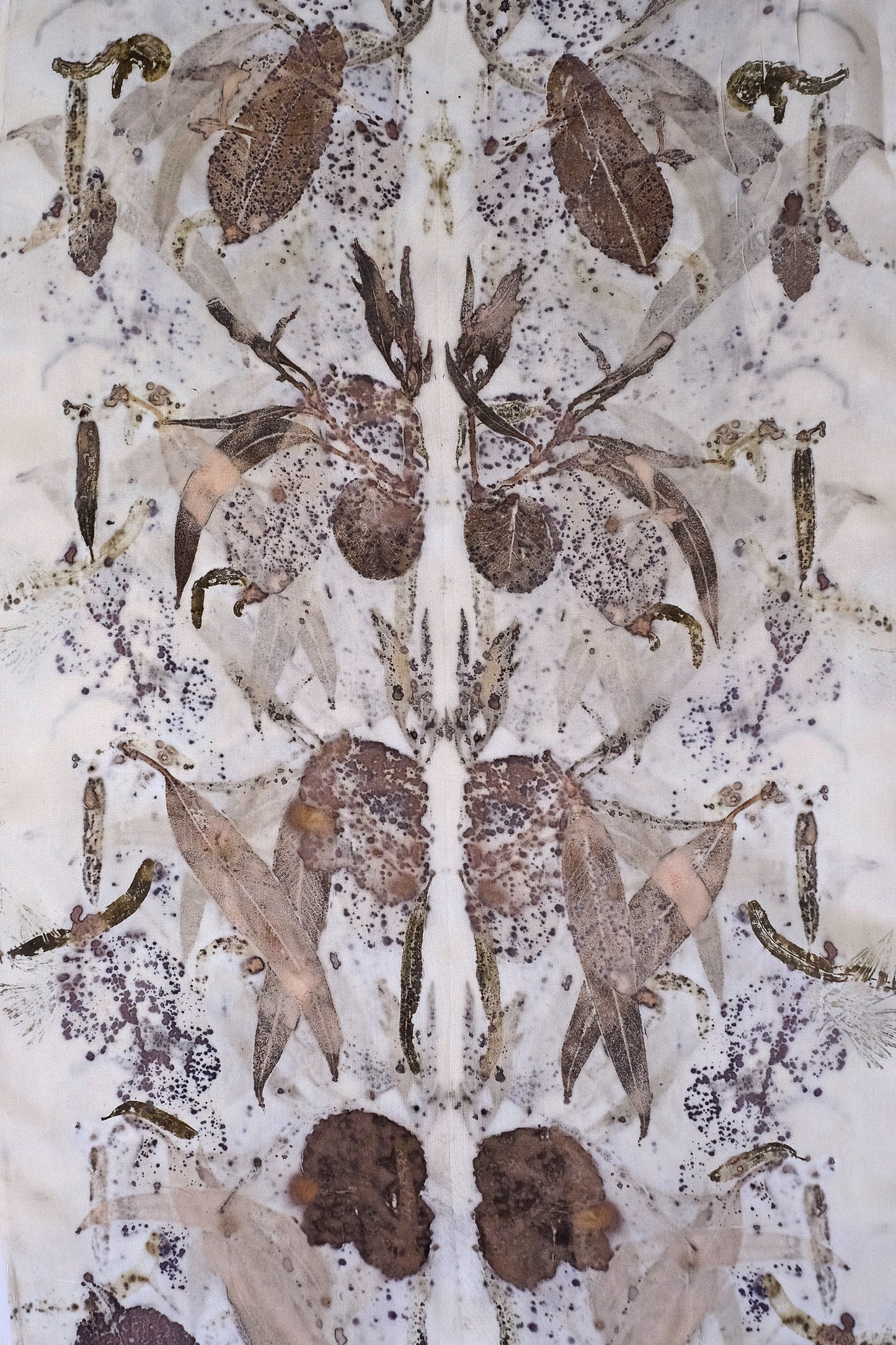H.L Eucalyptus Sands Habotai Silk Scarf