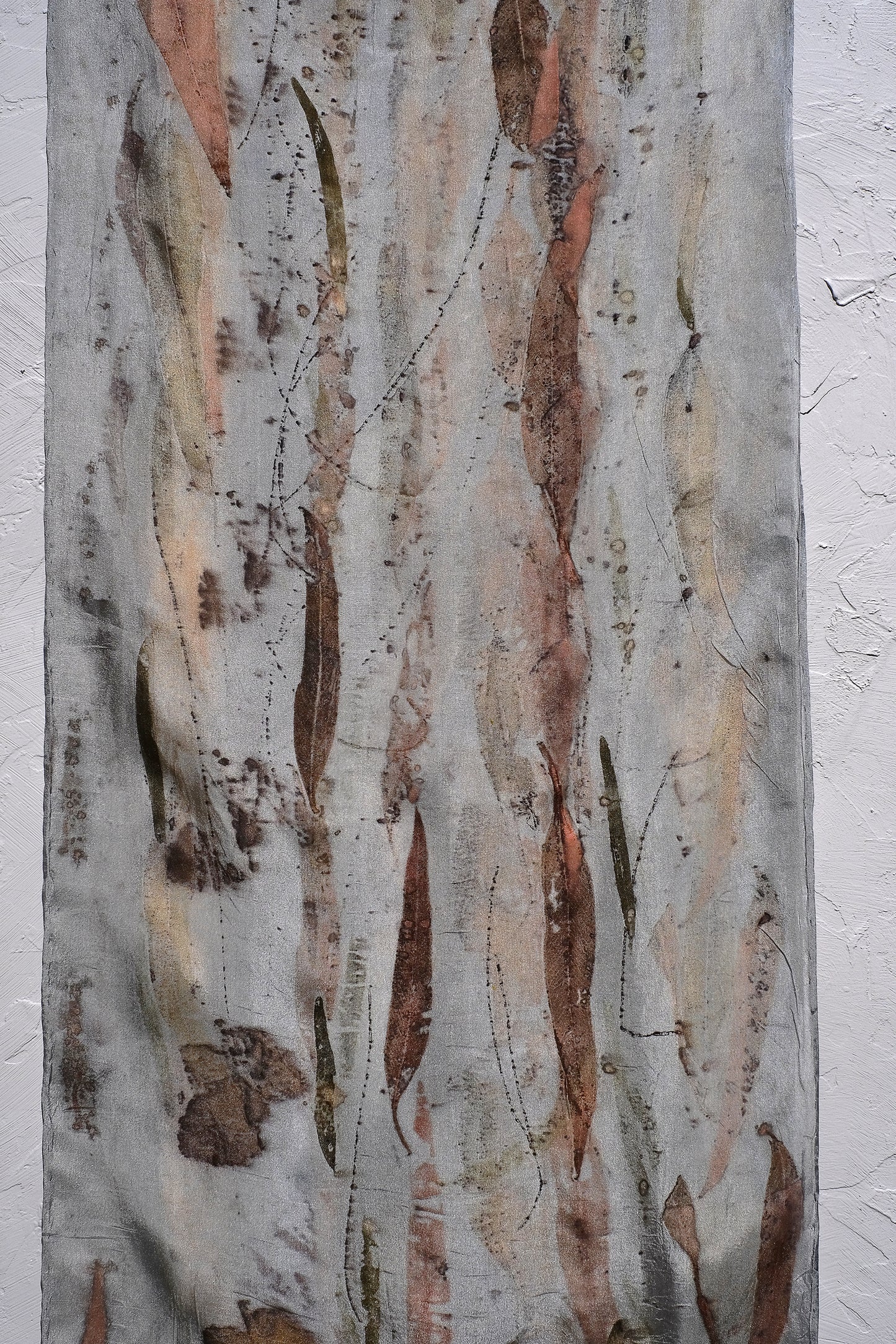H.L Eucalyptus Lake Habotai Silk Scarf